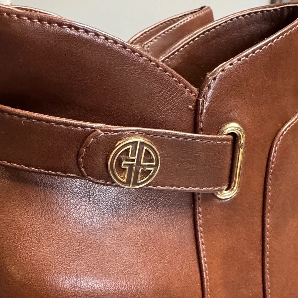 Giani Bernini Rich Brown Ankle Boots NWT 8.5